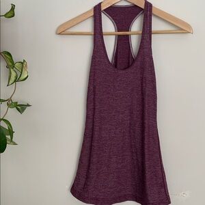 Lululemon Athletica Maroon Tank Top